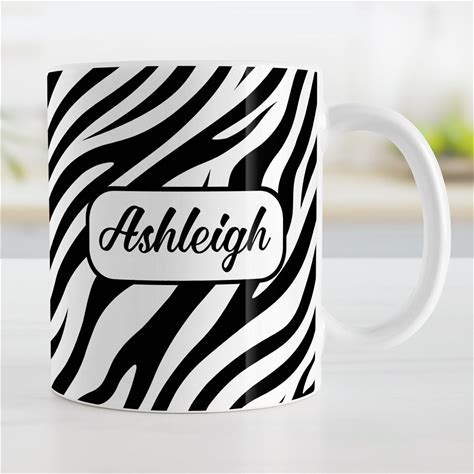 Zebra Stripe Ceramic Coffee Mug